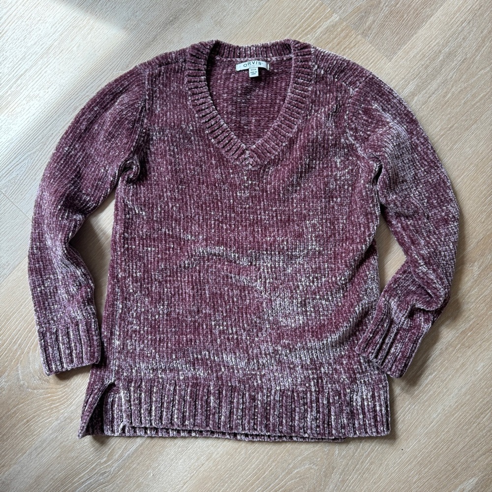 Orvis Purple Sweater